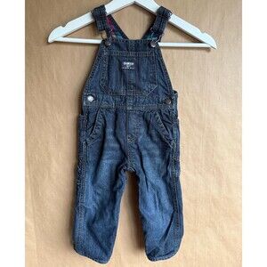 Vintage Fleece Lined Oshkosh Overalls - Size 18M - Childrens - Kids - Pants -